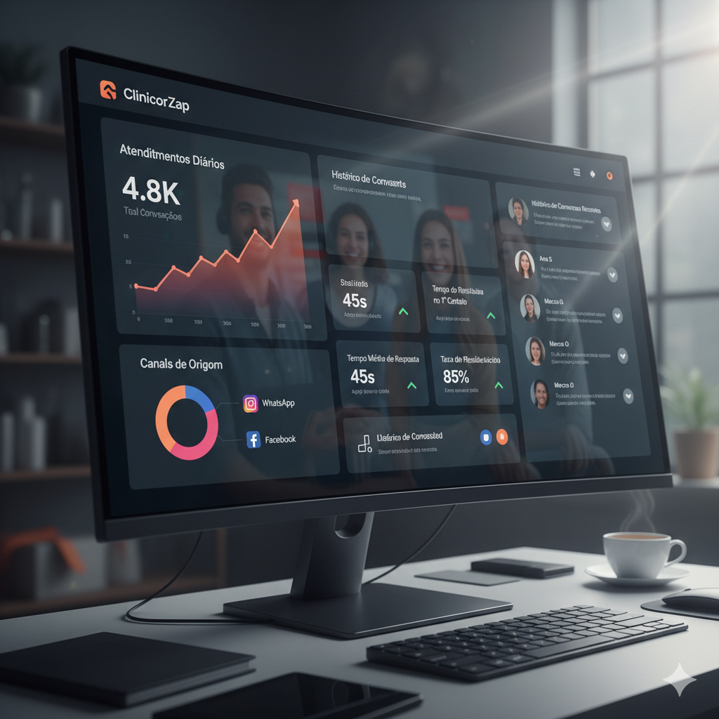 Dashboard da ClinicorZap